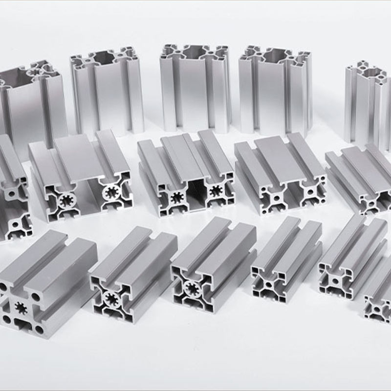 2026 Low Price Square Multi Cavity Aluminum Alloy Profile for Construction 6000 Series Aluminum Extrusion Profiles