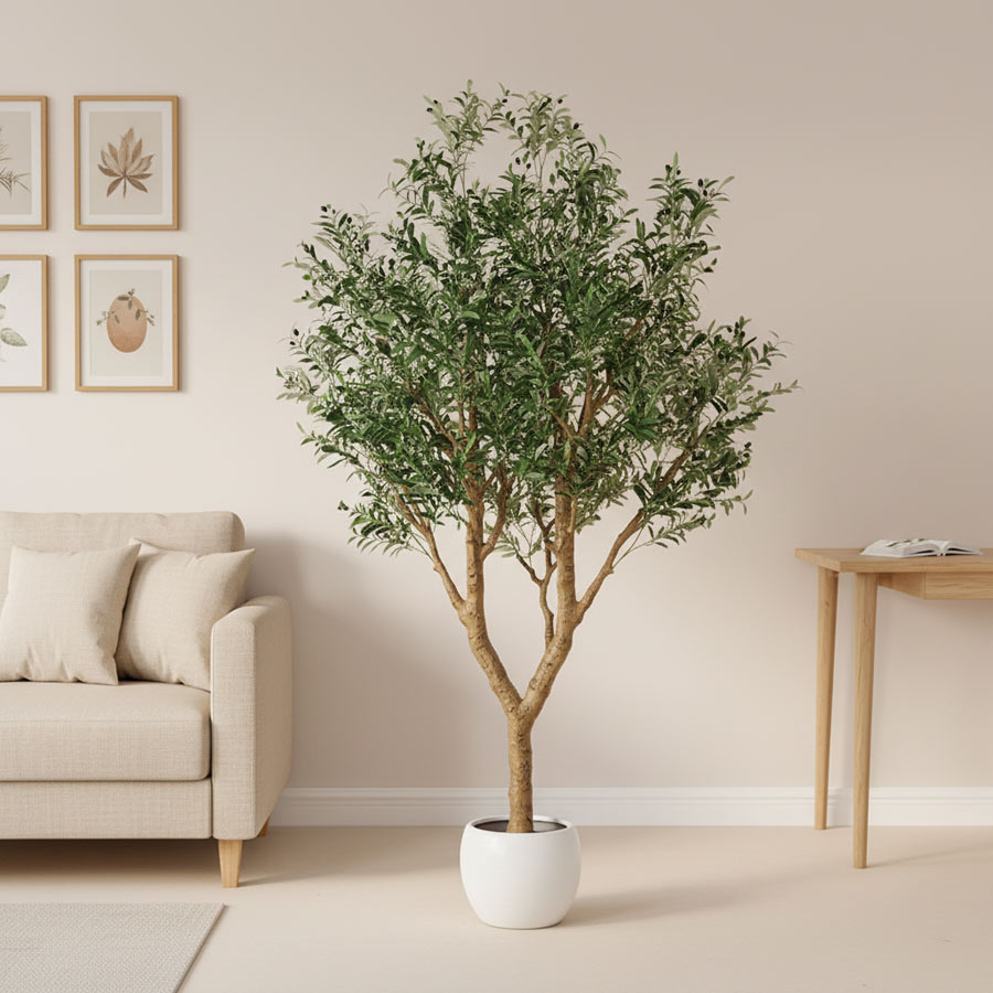 3ft-8ft Olive Tree Detachable Branches Shipping-Saving Simulation Greenery Decorative Tree Artificial Plant Faux in Wholesale