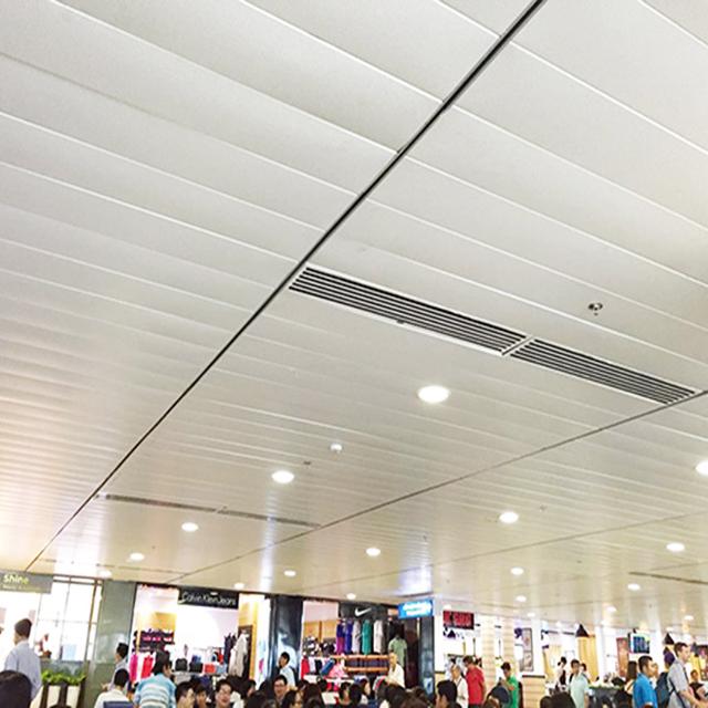 C100 Aluminum Metal Ceiling C Shaped 100mm Width PE Painting