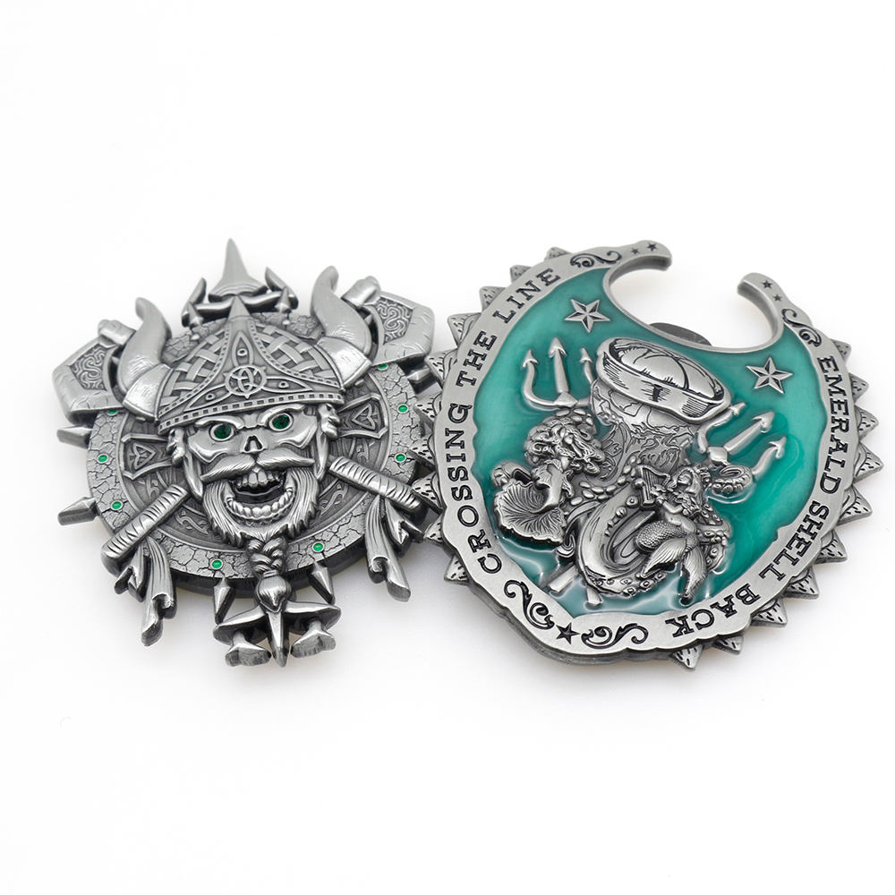 Coin Maker Custom Metal Crafts Commemorative Transparent Translucent Enamel Novelty Challenge Coin