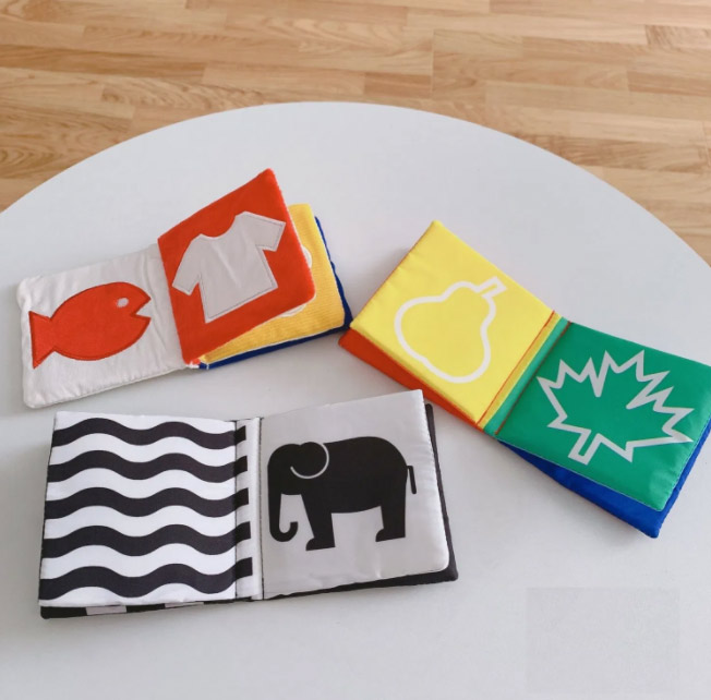 Educational Toys Infant Soft Cloth Book Early Learning Sensory Texture Book Educational Toys Infant Soft Cloth Book Early Learning Sensory Texture Book