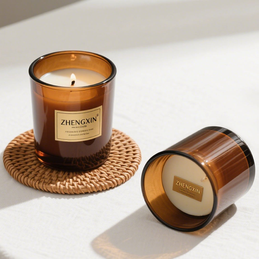 Home Fragrance Candles Glass Jar Home Scented Soy Wax Candles