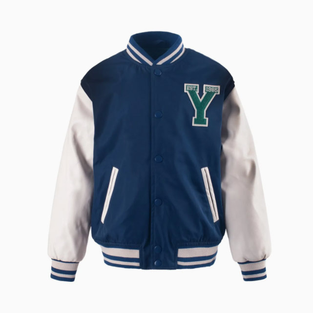 Man Style Varsity Baseball Jacket Casual Bomber Jacket Windbreaker Lightweight Jacket