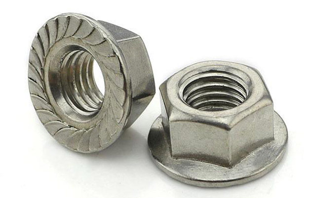 Flange Nuts Stainless Steel M6 Flange Nuts Stainless Steel M6